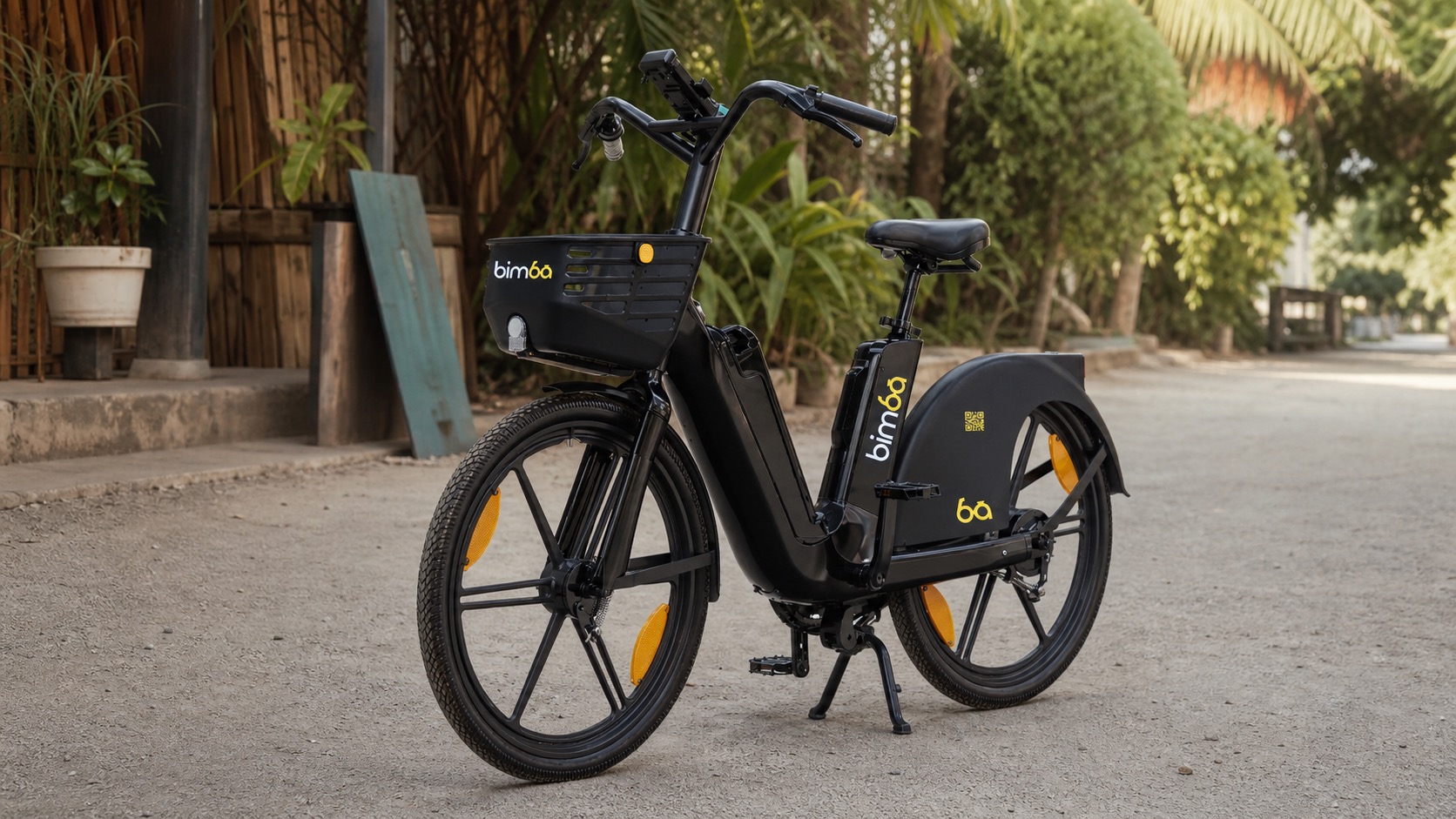 Black Bimba electric bicycle available in Santa Teresa