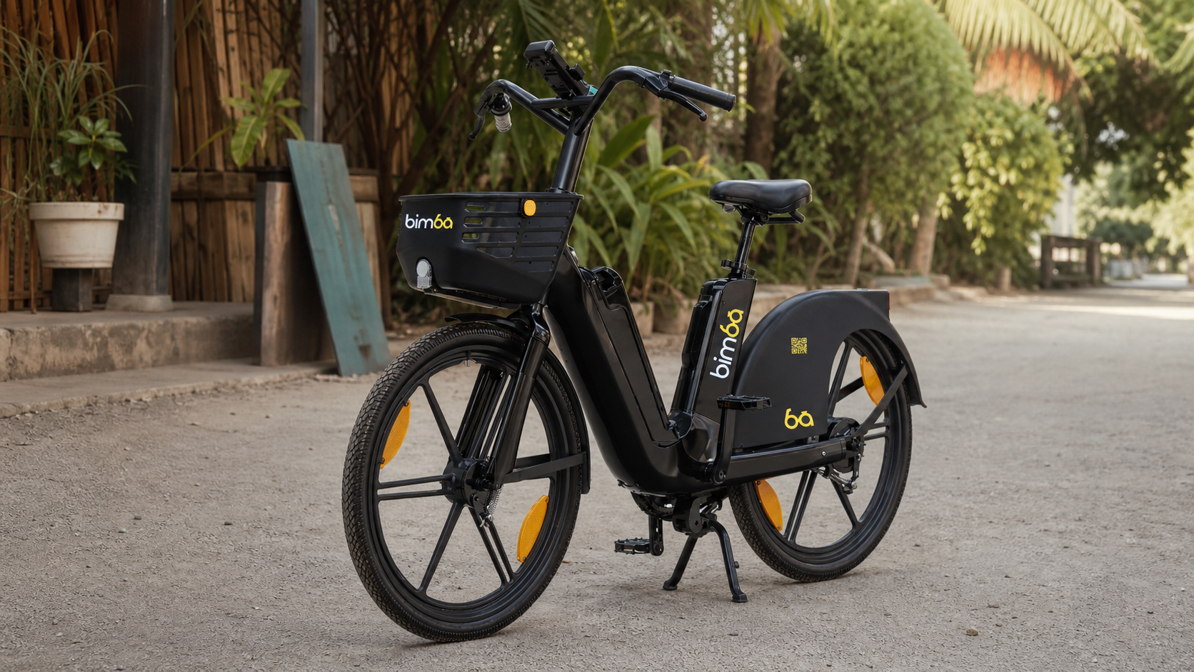 Bimba shared electric bike in Santa Teresa